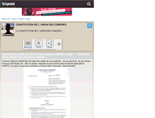 Tablet Screenshot of comoresconstitution.skyrock.com