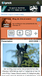 Mobile Screenshot of cheval-avenir.skyrock.com