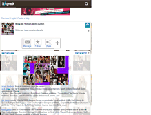 Tablet Screenshot of fiction-demi-justin.skyrock.com