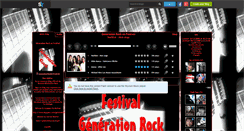 Desktop Screenshot of generationrockenfestival.skyrock.com