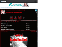 Tablet Screenshot of generationrockenfestival.skyrock.com