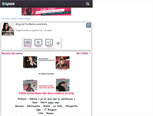 Tablet Screenshot of fic-melina-and-kelly.skyrock.com