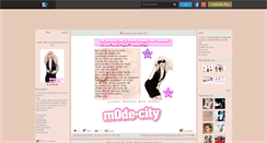 Desktop Screenshot of m0de-city.skyrock.com