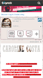 Mobile Screenshot of car0line-c0sta-passi0n.skyrock.com