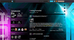 Desktop Screenshot of listingkaraoke.skyrock.com