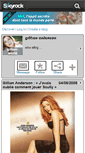Mobile Screenshot of gillian-world.skyrock.com