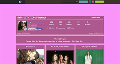 Desktop Screenshot of belle-citations-damour.skyrock.com
