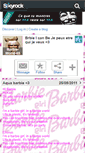 Mobile Screenshot of barbie-world-65.skyrock.com