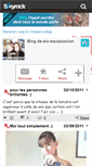 Mobile Screenshot of elo-equipassion.skyrock.com
