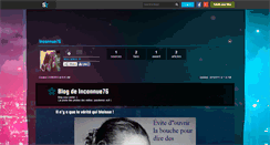 Desktop Screenshot of inconnue76.skyrock.com