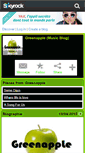 Mobile Screenshot of greenapple-music.skyrock.com