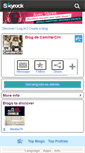 Mobile Screenshot of camille-crn.skyrock.com