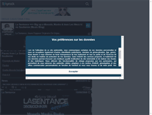 Tablet Screenshot of lasentance-officiel.skyrock.com