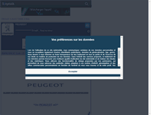 Tablet Screenshot of misspeugeot17.skyrock.com