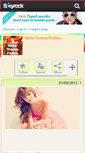 Mobile Screenshot of bella-thorne-fiction.skyrock.com