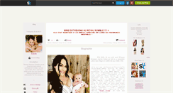 Desktop Screenshot of briebella.skyrock.com