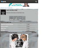 Tablet Screenshot of fans-de-death-note001.skyrock.com