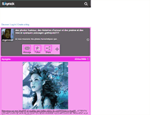 Tablet Screenshot of angenoire0.skyrock.com