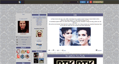 Desktop Screenshot of fantokiohotel21.skyrock.com