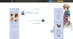Desktop Screenshot of kingdomheartsforever4.skyrock.com