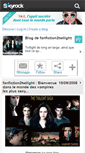 Mobile Screenshot of fanfiction2twilight.skyrock.com