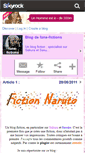 Mobile Screenshot of fane-fictions.skyrock.com