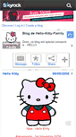 Mobile Screenshot of hello-kitty-family.skyrock.com