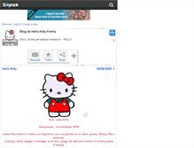 Tablet Screenshot of hello-kitty-family.skyrock.com