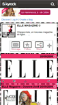 Mobile Screenshot of elle-magazine.skyrock.com