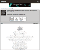 Tablet Screenshot of ecrire-a-fleur-de-coeur.skyrock.com