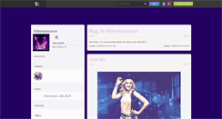 Desktop Screenshot of littlemixsource.skyrock.com