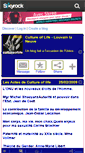 Mobile Screenshot of cultureoflife.skyrock.com