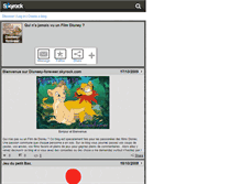 Tablet Screenshot of disneey-foreveer.skyrock.com