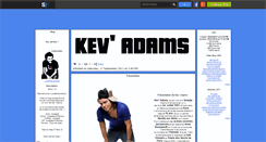 Desktop Screenshot of loveekevadams.skyrock.com