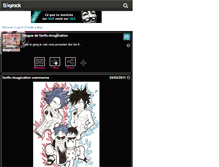 Tablet Screenshot of fanfic-imagination.skyrock.com