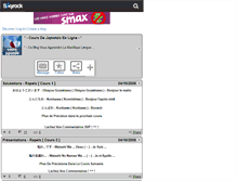 Tablet Screenshot of cours-japonais.skyrock.com
