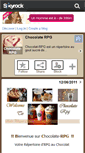 Mobile Screenshot of chocolate-rpg.skyrock.com
