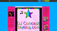 Desktop Screenshot of dj-concept.skyrock.com