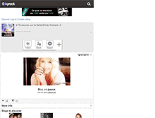 Tablet Screenshot of emilie-osment.skyrock.com