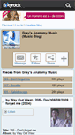 Mobile Screenshot of greysanatomysongs.skyrock.com
