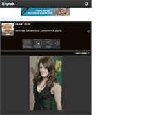 Tablet Screenshot of hilary-ann-duff.skyrock.com