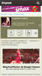 Mobile Screenshot of fanhungergames.skyrock.com