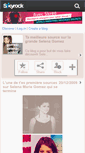 Mobile Screenshot of gomez-selena-addict.skyrock.com