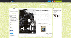 Desktop Screenshot of mode-equestre.skyrock.com