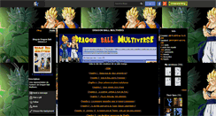 Desktop Screenshot of dragon-ball-univers-z.skyrock.com