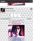 Tablet Screenshot of chencelinegirl.skyrock.com