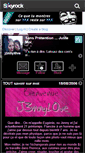 Mobile Screenshot of j3nnyl0ve.skyrock.com