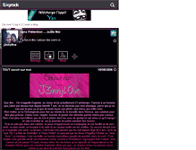 Tablet Screenshot of j3nnyl0ve.skyrock.com