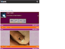 Tablet Screenshot of angieongles83.skyrock.com