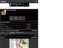 Tablet Screenshot of blog-rihanna.skyrock.com